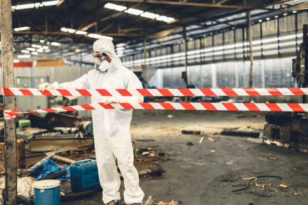 Professional Hoarding Cleanup technician working in Falmouth, VA